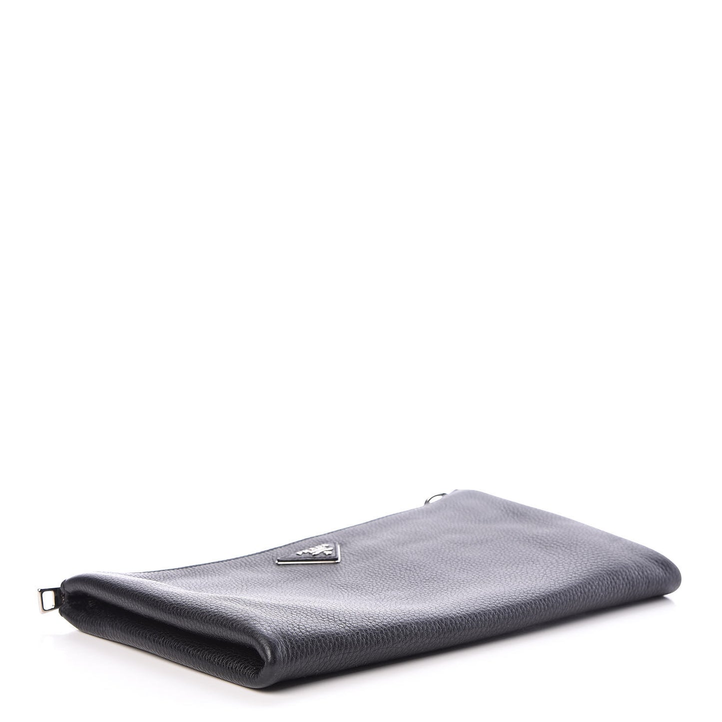 Vitello Daino Clutch Black