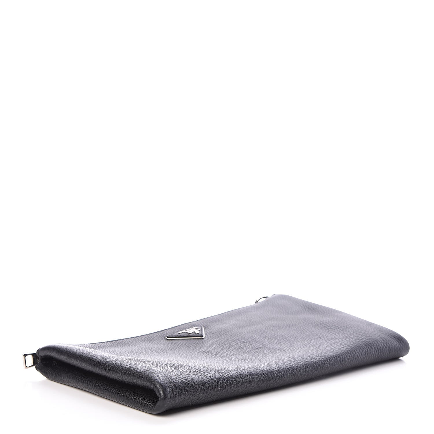 Prada Vitello Daino Clutch Black 4 of 10