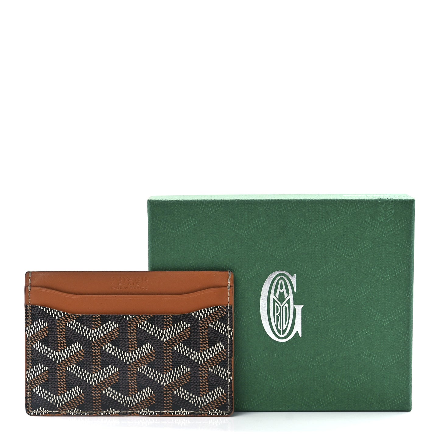 Goyardine Saint Sulpice Card Holder Black Gold