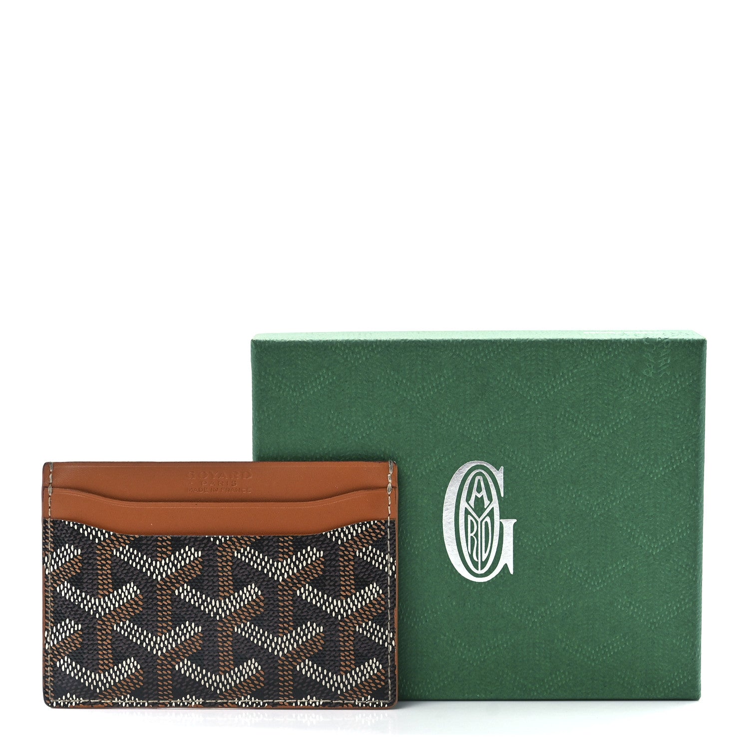 Goyard Goyardine Saint Sulpice Card Holder Black Gold 11 of 11