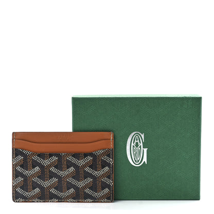 Goyard Goyardine Saint Sulpice Card Holder Black Gold 11 of 11