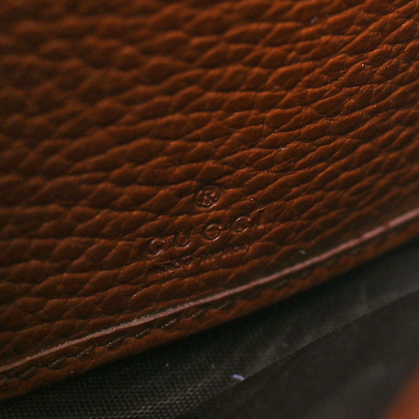 New Denim GG Monogram Jackie 1961 Chain Wallet Blue Tea Cuir