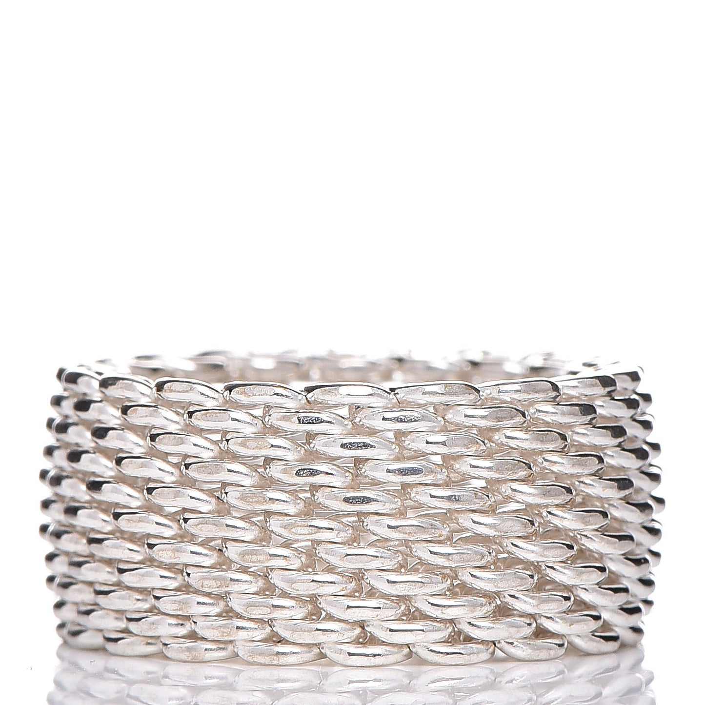 Sterling Silver Somerset Mesh Ring 49 5