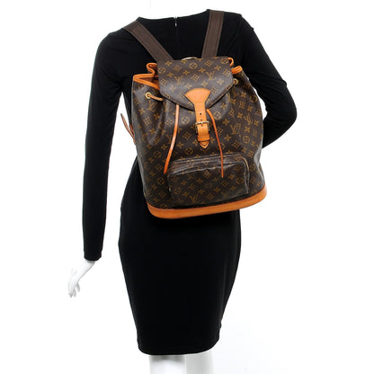 Louis Vuitton Monogram Montsouris GM Backpack 2 of 8