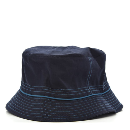 Hermes Cotton Bucket Hat 60 Blue 1 of 4