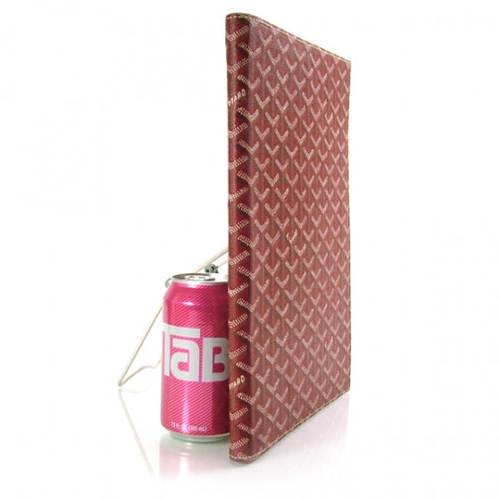 Chevron Leather Large Portfolio