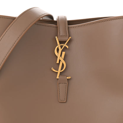 Saint Laurent Shiny Calfskin Le 37 Bucket Bag Dark Cork 9 of 15