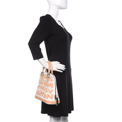 Louis Vuitton Graffiti Alma MM Peach 2 of 10