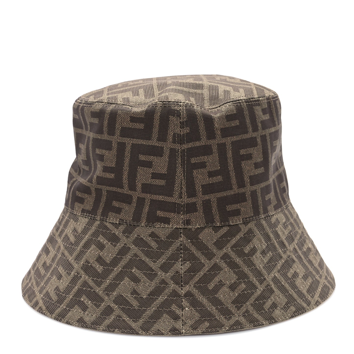 Poyester FF Reversible Bucket Hat S Tobacco Beige