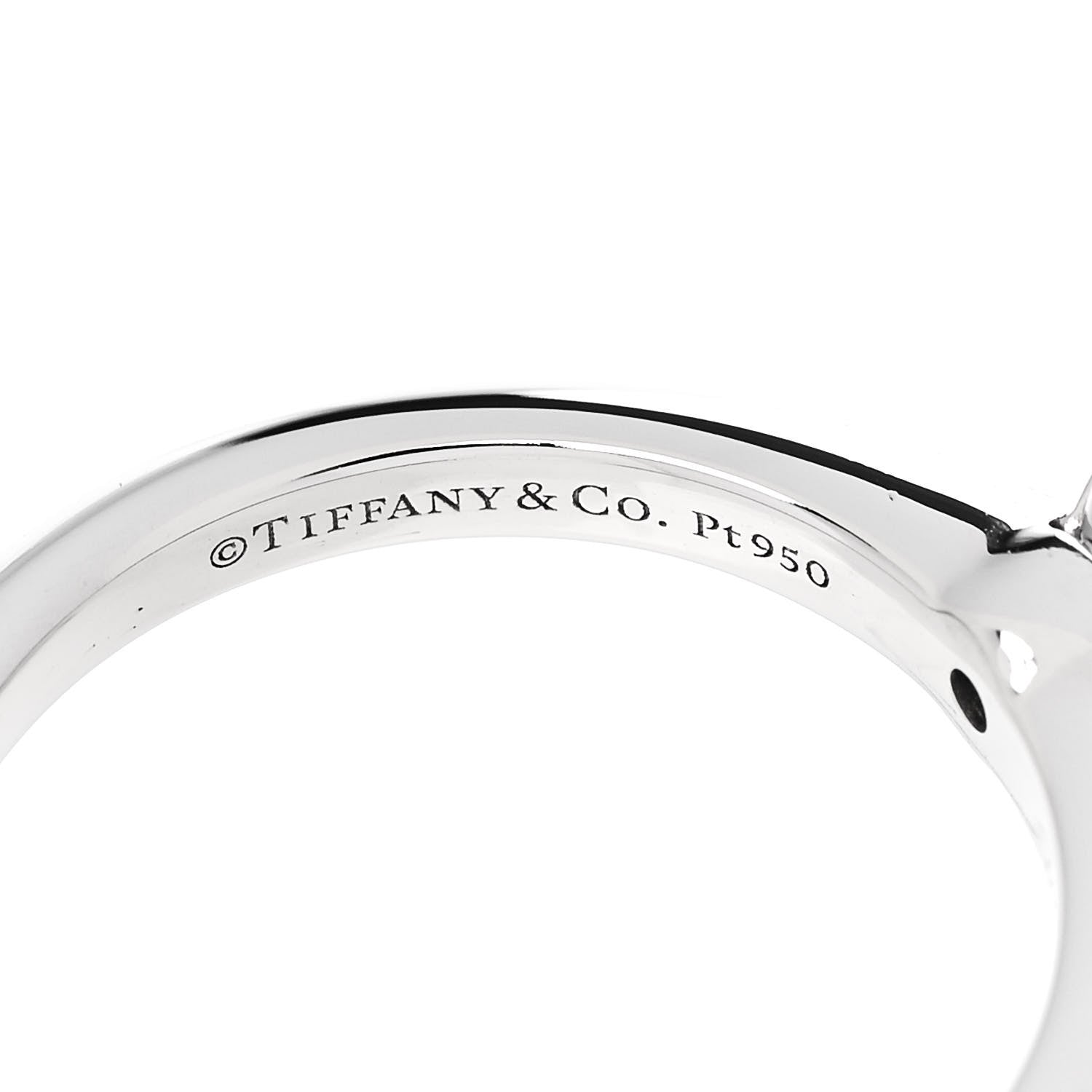 Tiffany Platinum Diamond 1.32ct Solitaire Engagement Ring 50 5.25 6 of 8