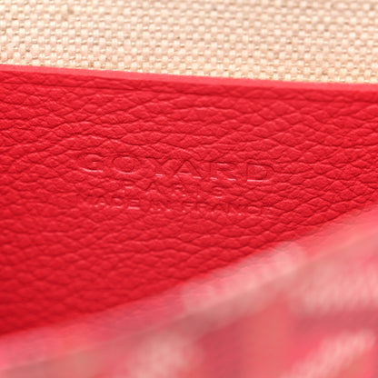 Goyard Goyardine Le Jardin Plumet Wallet Clutch Fuchsia 7 of 10