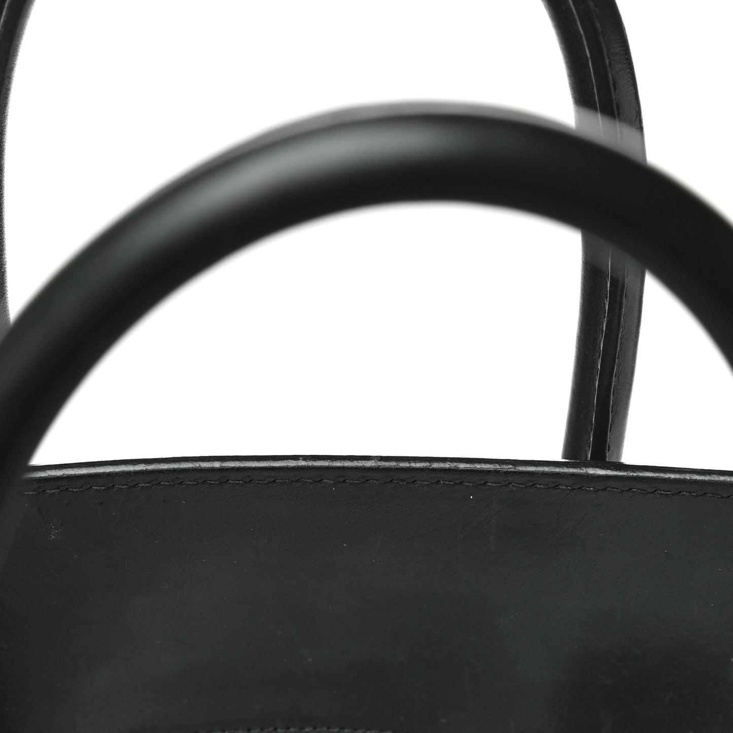 Suede Calfskin Small Sac De Jour Black