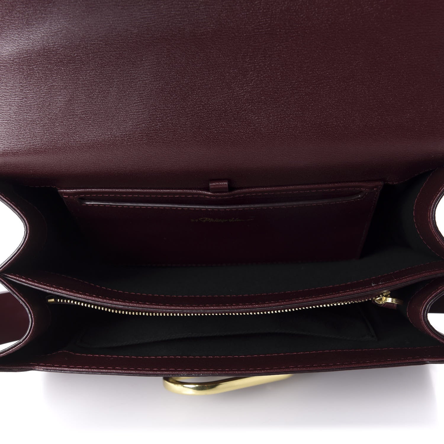 3.1 Phillip Lim 3.1 Calfskin Alix Shoulder Bag Bordeaux 5 of 9