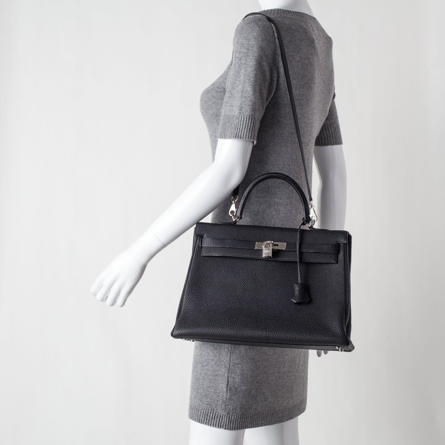 Hermes Togo Kelly 35 Black 2 of 22