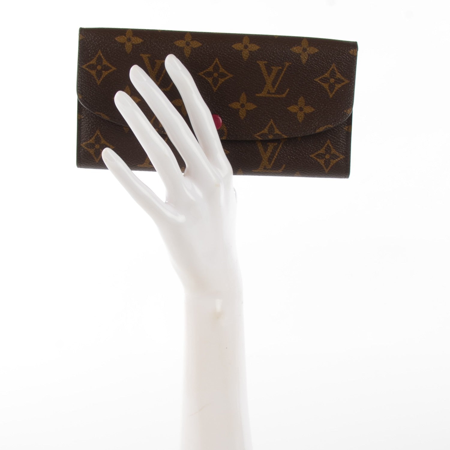 Louis Vuitton Monogram Emilie Wallet Fuchsia 2 of 7