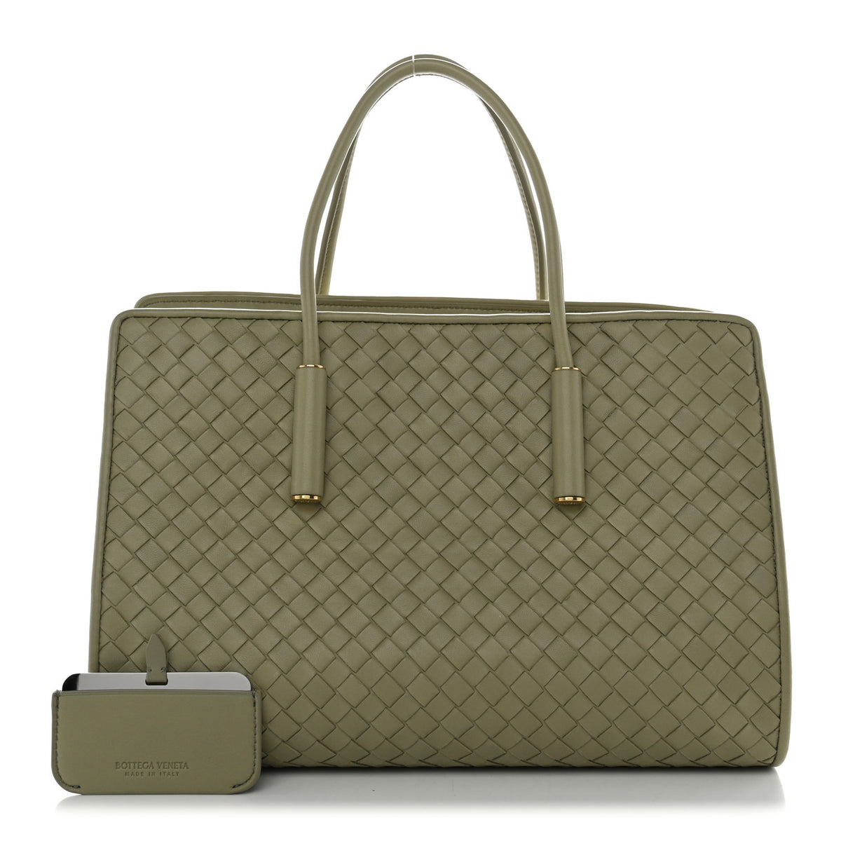 Bottega Veneta Nappa Intrecciato Small Barbara Tote Travertine 3 of 10