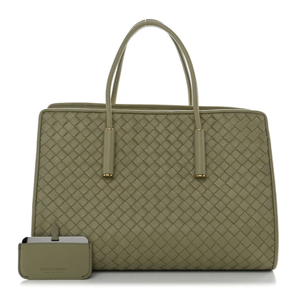 Bottega Veneta Nappa Intrecciato Small Barbara Tote Travertine 3 of 10