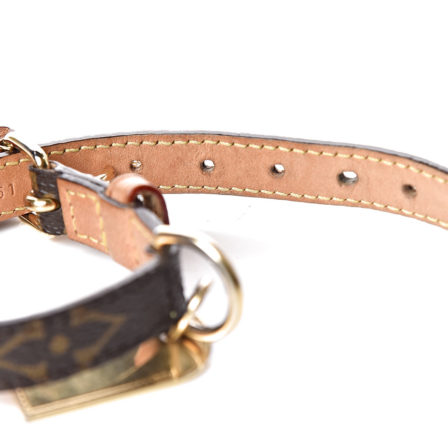 Louis Vuitton Monogram Baxter Dog Collar PM 4 of 6
