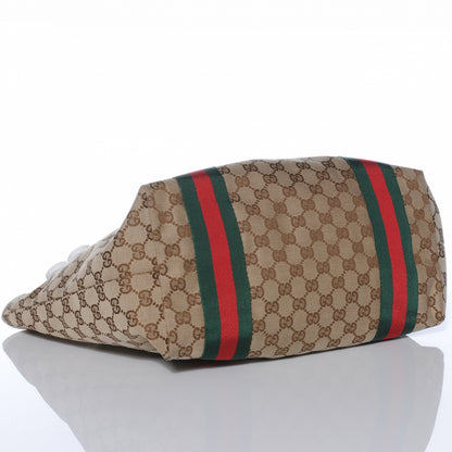 Gucci Monogram Web Large Jolie Tote White 4 of 7