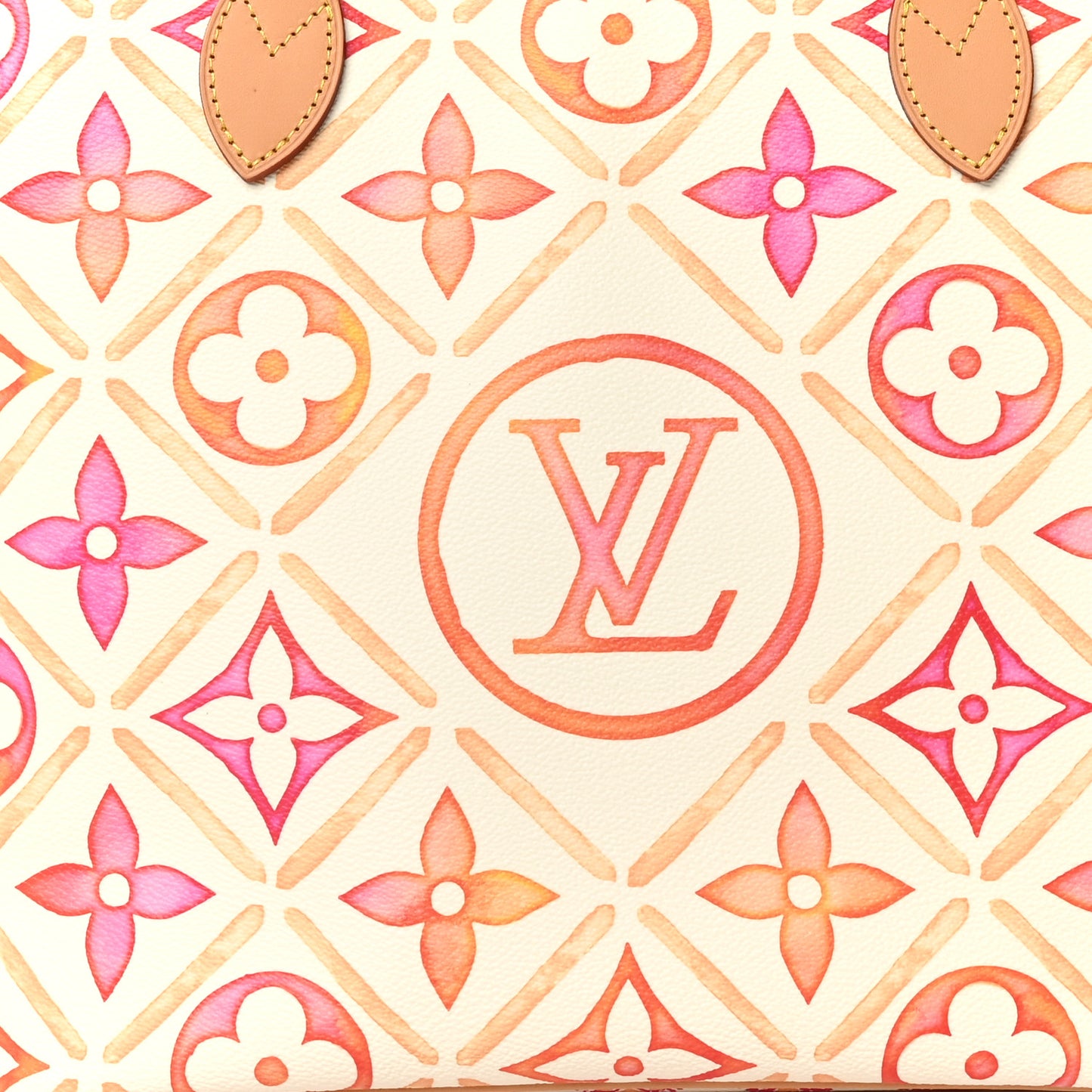 Monogram Giant By The Pool 2.0 Neverfull MM Coral