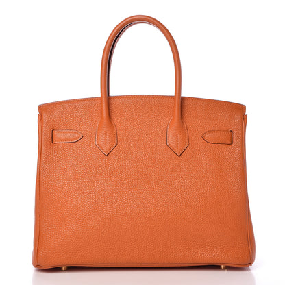 Hermes Togo Birkin 30 Orange 4 of 38