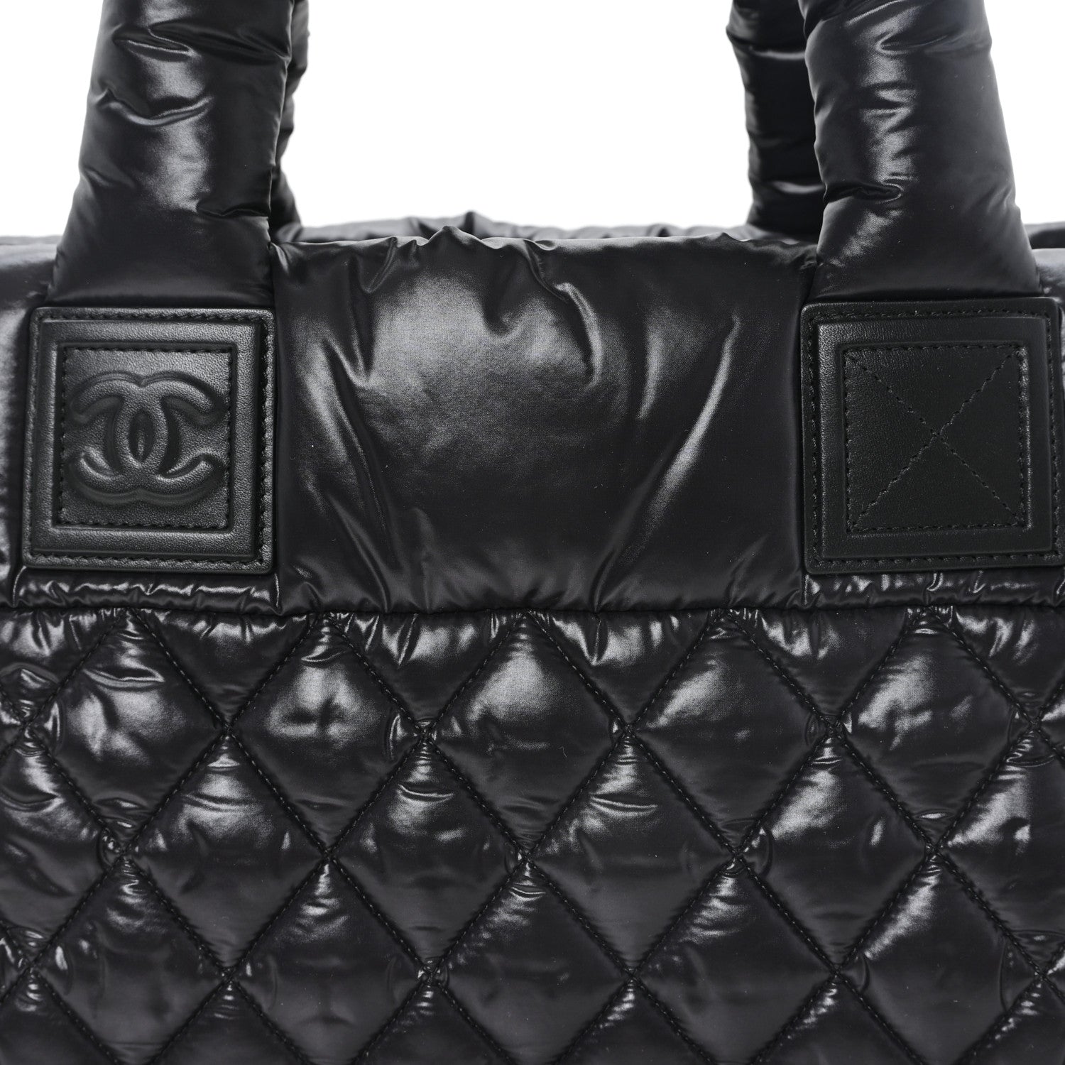 Chanel Nylon Coco Cocoon Zipped Tote Black 8 of 10