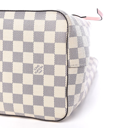 Louis Vuitton Damier Azur Neonoe MM Eau De Rose 6 of 8