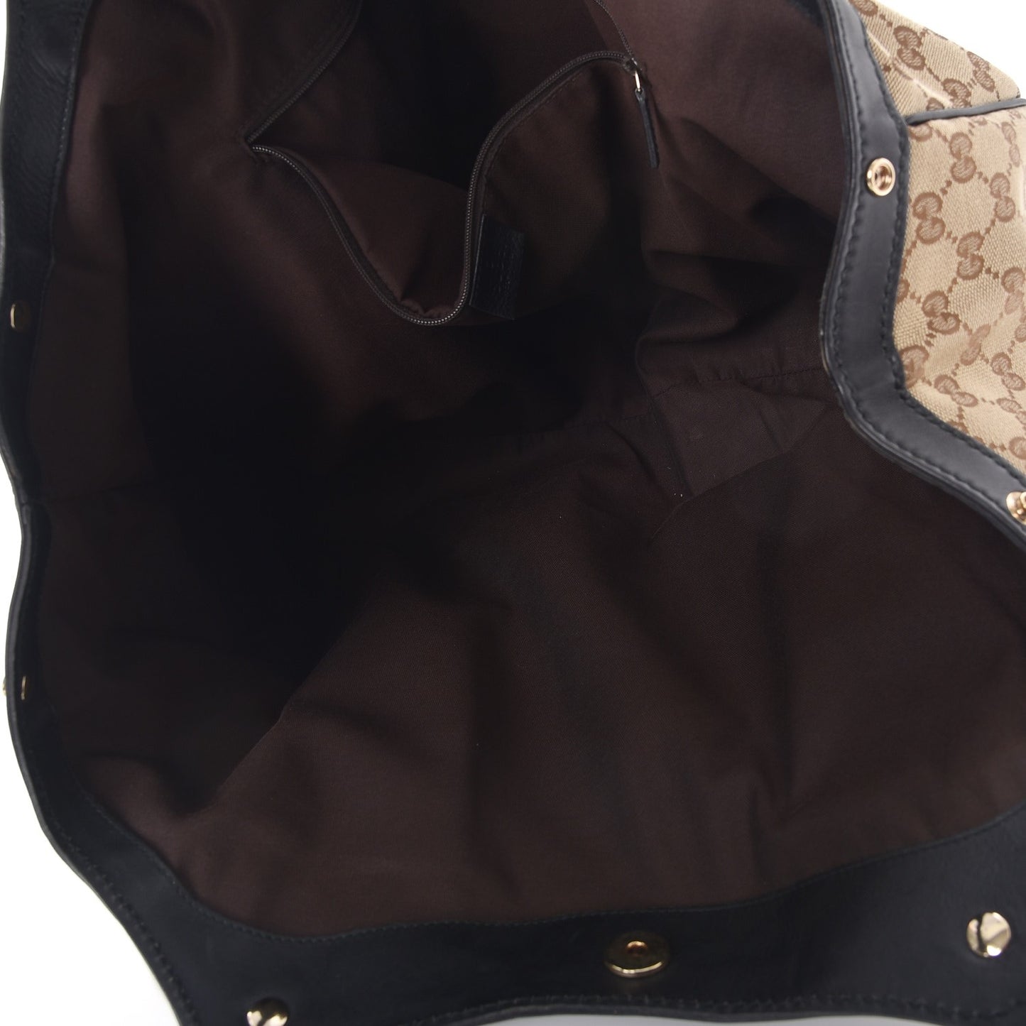 Monogram Large Sukey Tote Beige Ebony Black