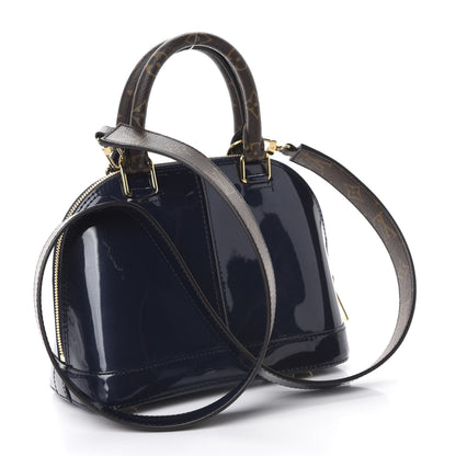 Louis Vuitton Patent Monogram Alma BB Marine 3 of 9