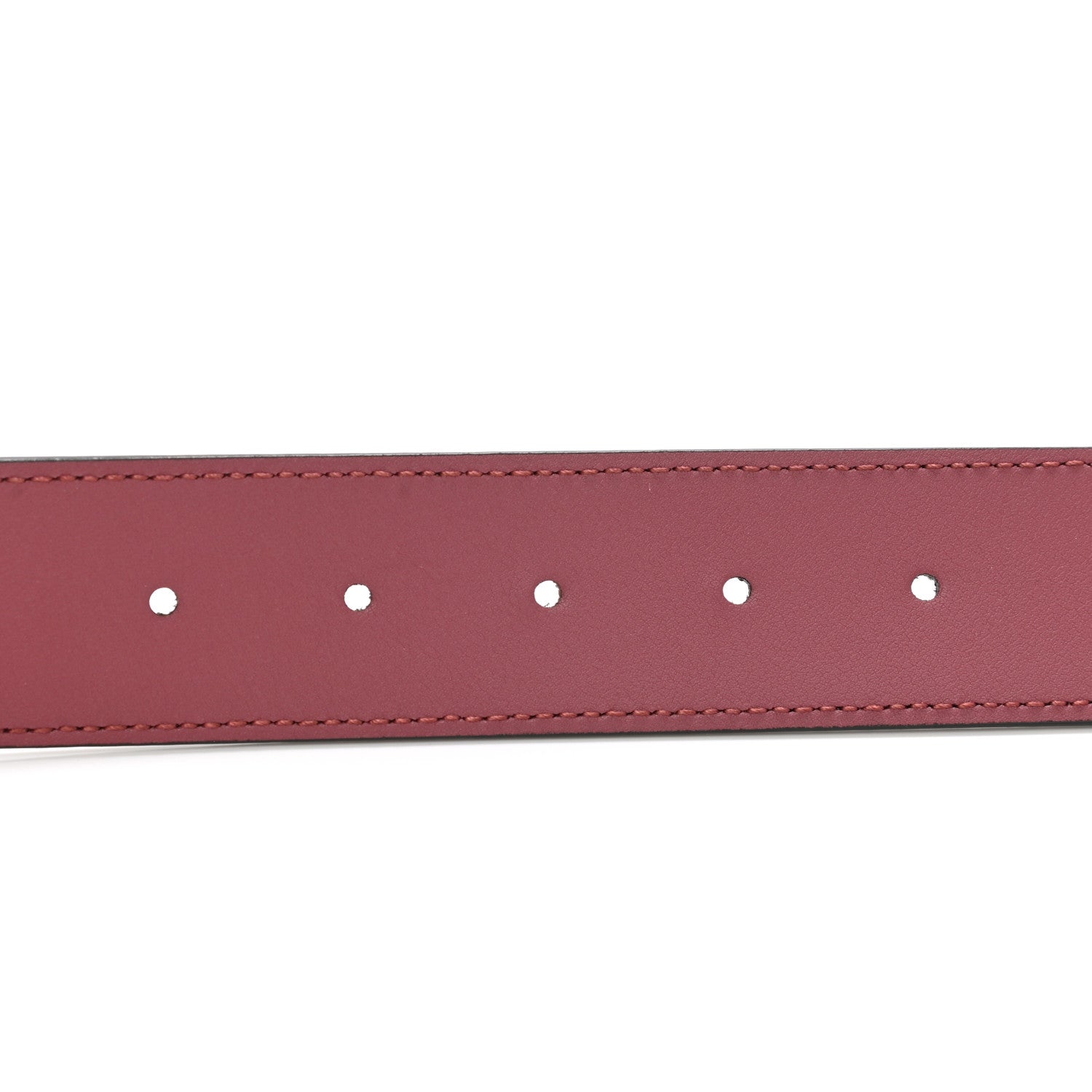 Gucci GG Supreme Monogram Blooms Moon Calfskin Interlocking G 37mm Belt 75 30 Beige Ebony Multicolor Dry Rose 4 of 5