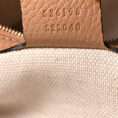Gucci Pebbled Calfskin Medium Soho Chain Shoulder Bag Camelia 7 of 10