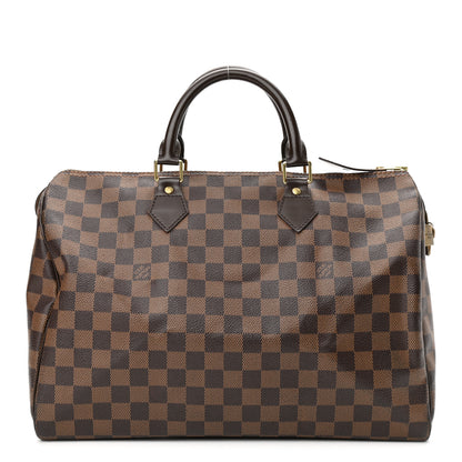 Louis Vuitton Damier Ebene Speedy 35 1 of 11