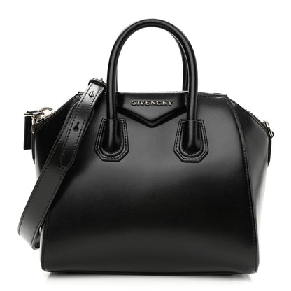Givenchy Shiny Lord Calfskin Mini Antigona Black 1 of 10