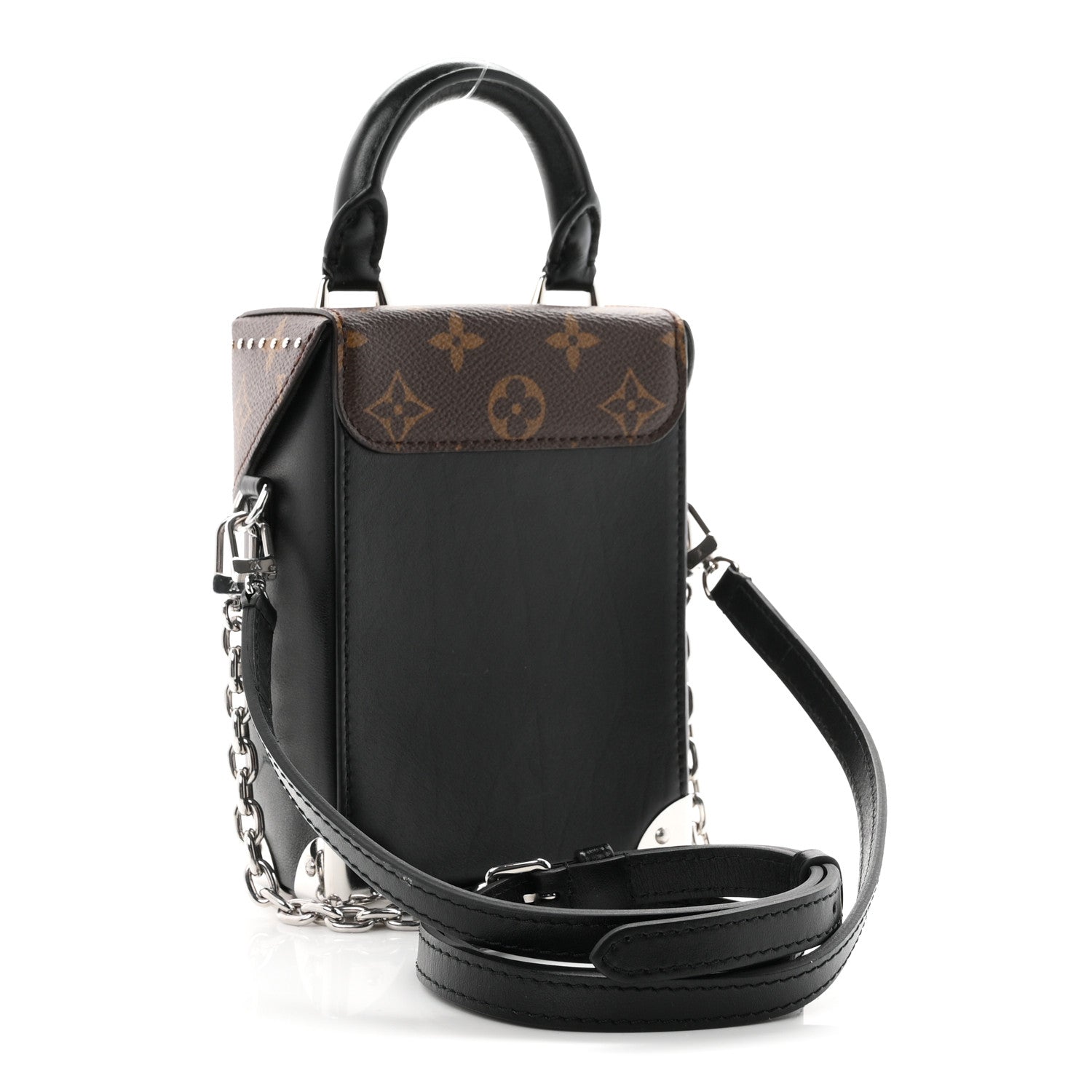 Louis Vuitton Calfskin Monogram Camera Box Vibe Black 3 of 9