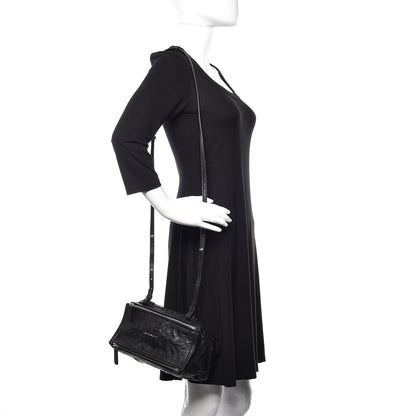 Givenchy Tumbled Sheepskin Mini Pandora Black 2 of 10