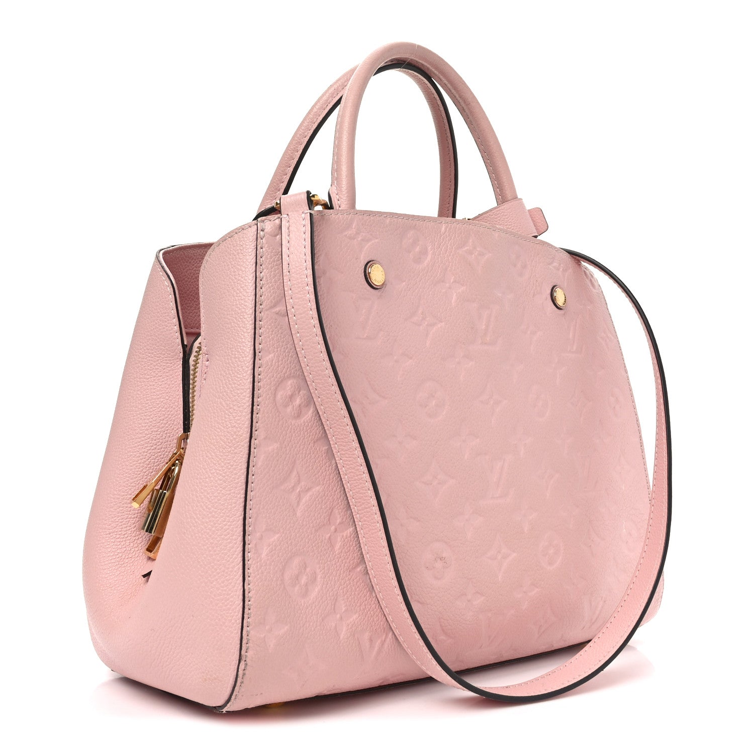 Louis Vuitton Empreinte Montaigne MM Rose Ballerine 3 of 10