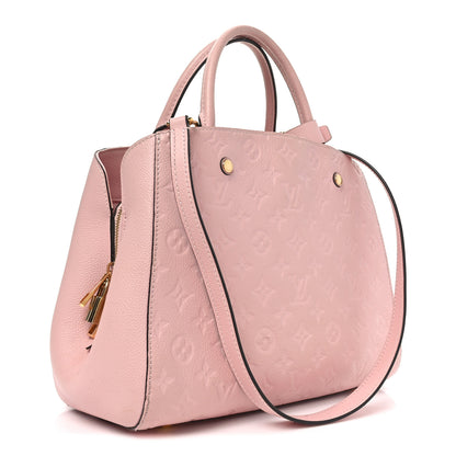 Louis Vuitton Empreinte Montaigne MM Rose Ballerine 3 of 10