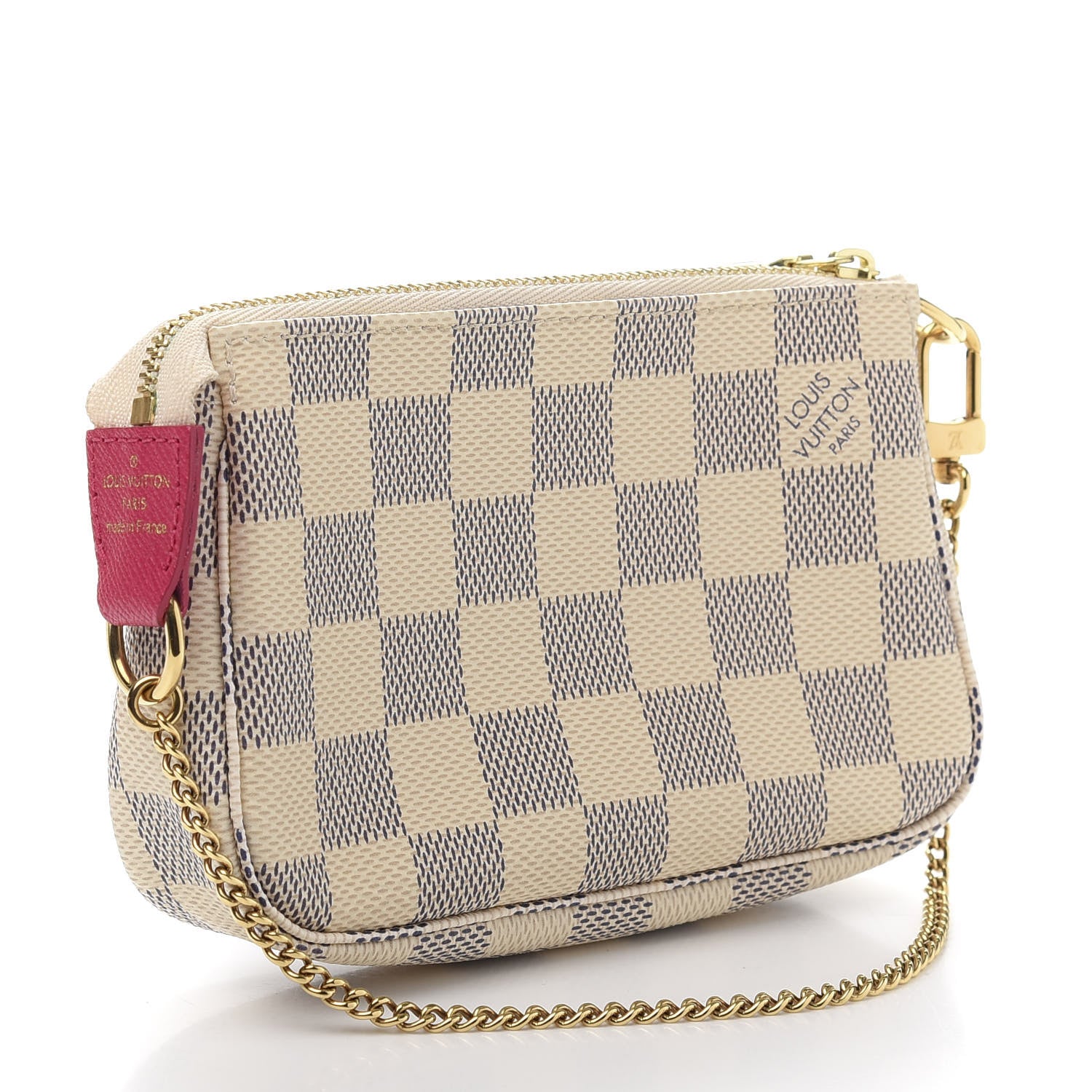 Louis Vuitton Damier Azur 2015 Christmas Animation Mini Pochette Accessories 3 of 10