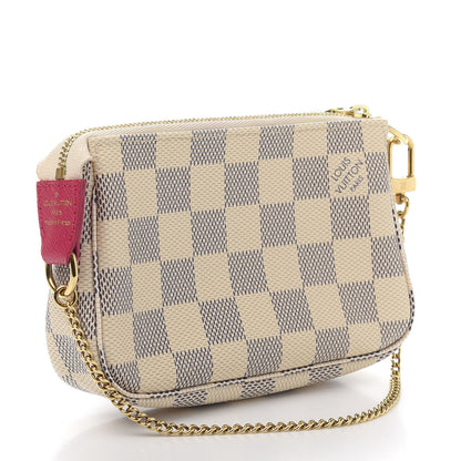 Louis Vuitton Damier Azur 2015 Christmas Animation Mini Pochette Accessories 3 of 10