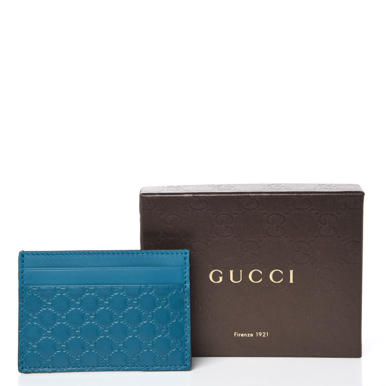 Gucci Microguccissima Card Holder Deep Cobalt 7 of 7
