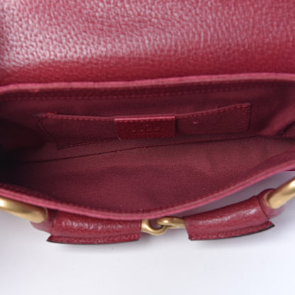Gucci Monogram Horsebit Clutch Pink 5 of 10