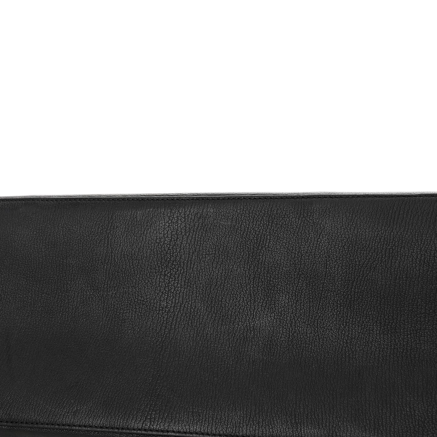 Calfskin Large Vlogo Tote Black