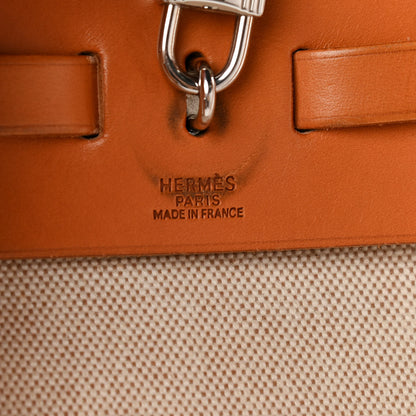 Hermes Vache Hunter Criss Viking Herbag a Dos Retourne Backpack Ecru Beige Naturel 6 of 16