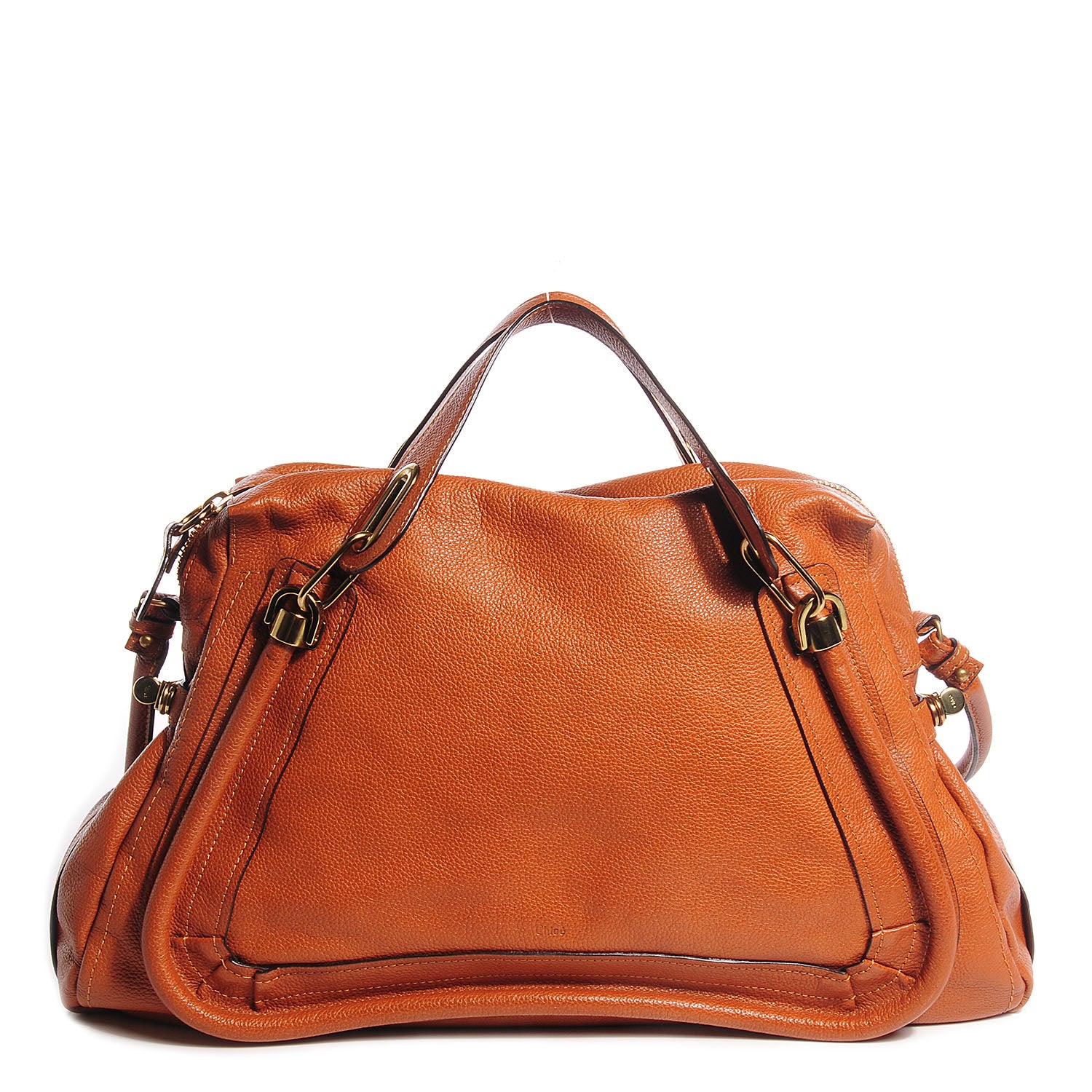 Chloe Calfskin Large Paraty Caramel 1 of 8