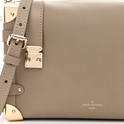 Louis Vuitton Calfskin Side Trunk MM Taupe 7 of 10