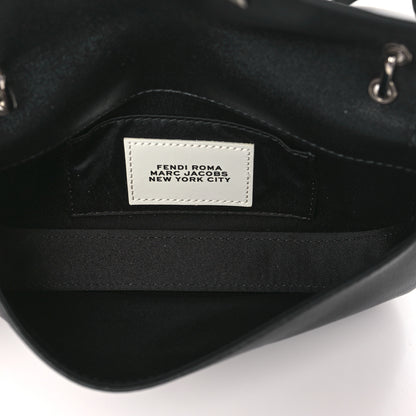 Fendi X MARC JACOBS Nappa Logo Phone Baguette Black 5 of 9