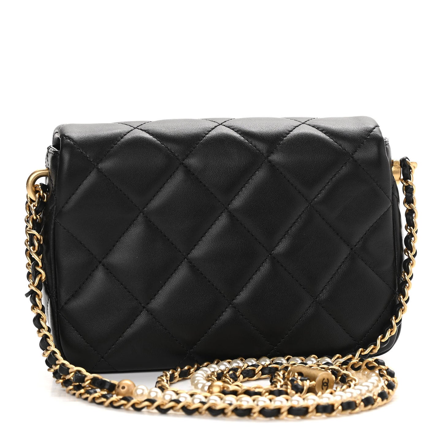 Lambskin Quilted Mini My Perfect Flap Black