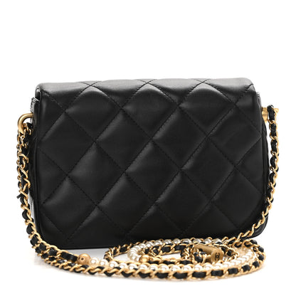 Chanel Lambskin Quilted Mini My Perfect Flap Black 3 of 12