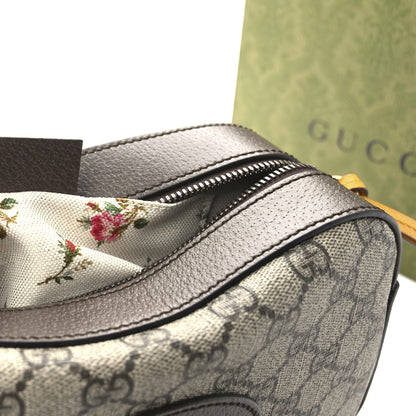 Gucci GG Supreme Monogram Web Neo Vintage Shoulder Bag Beige New Acero Crop 7 of 11