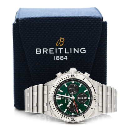 Breitling Stainless Steel 42mm Bentley Edition Chronomat Automatic Watch Green AB0134 5 of 5